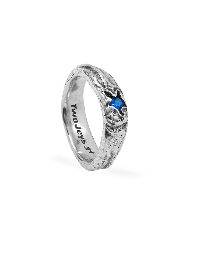 TwoJeys｜Stone Ring (Blue)