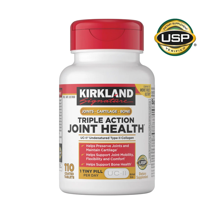 美國Kirkland UC-11 加強型非變性第二型膠原蛋白+透明質酸，110粒裝