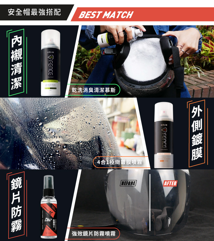 安全帽最強搭配