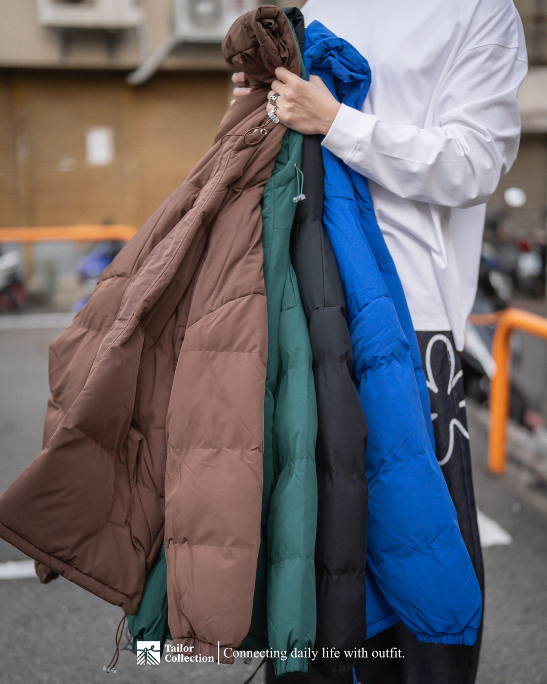 #現貨 Tailor collection 鋪棉 連帽 縮口外套 四色