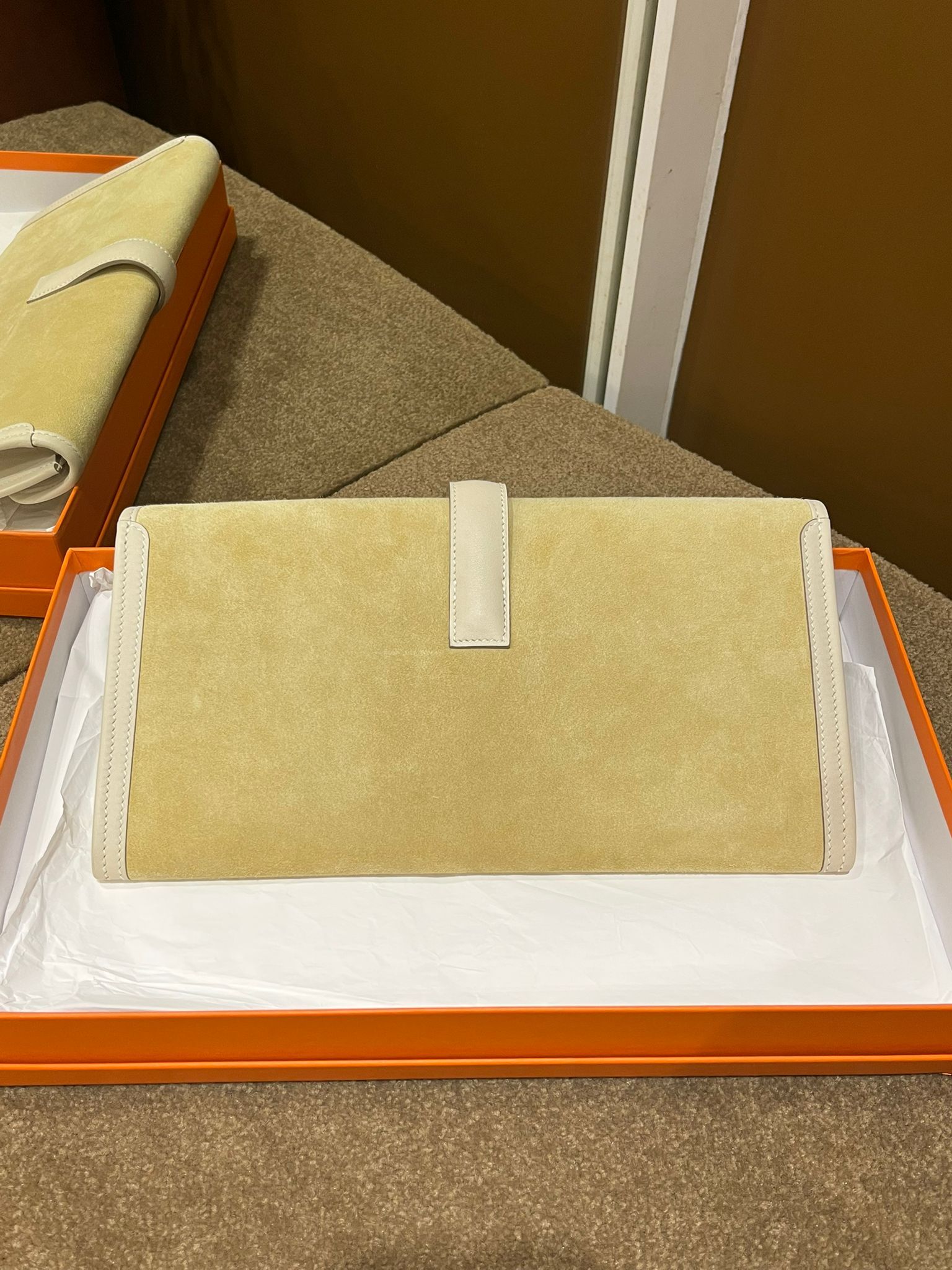 Jige Elan Clutch Doblis Suede 29 yellow X (閒置品）