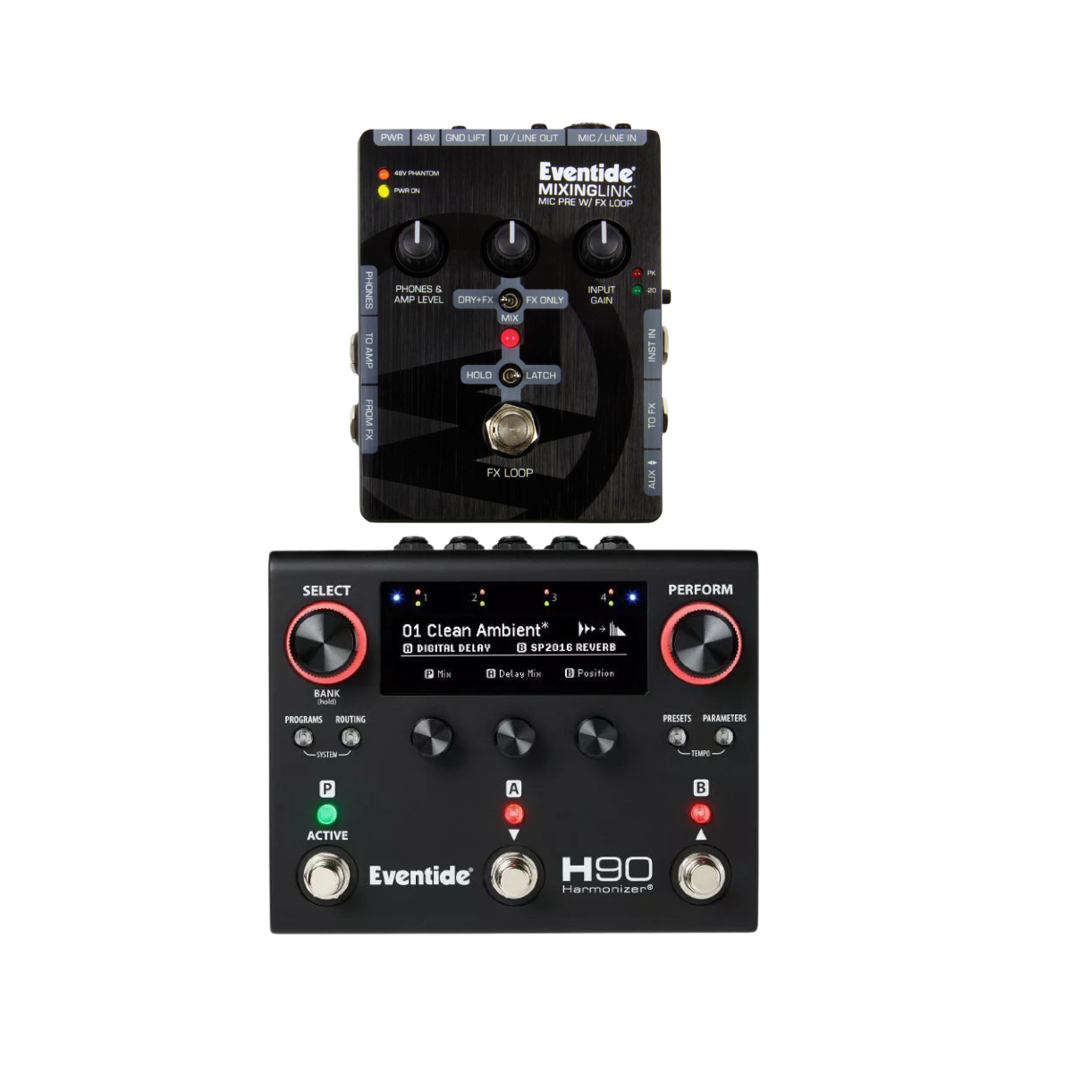 Eventide H90 Harmonizer 綜合效果器 & MixingLink 麥克風前級（內建 FX Loop ）