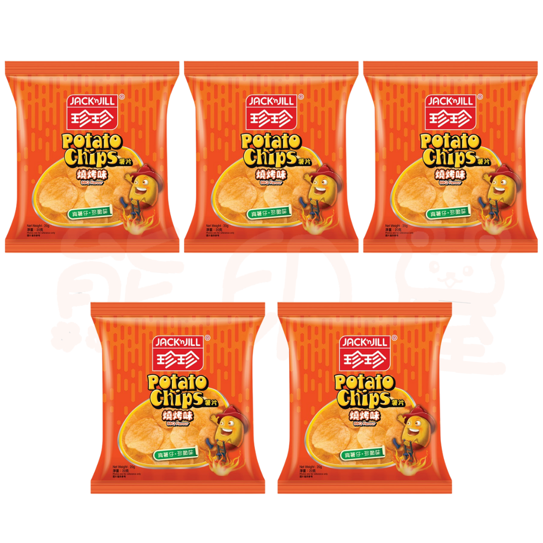 珍珍 燒烤味薯片 20G X5