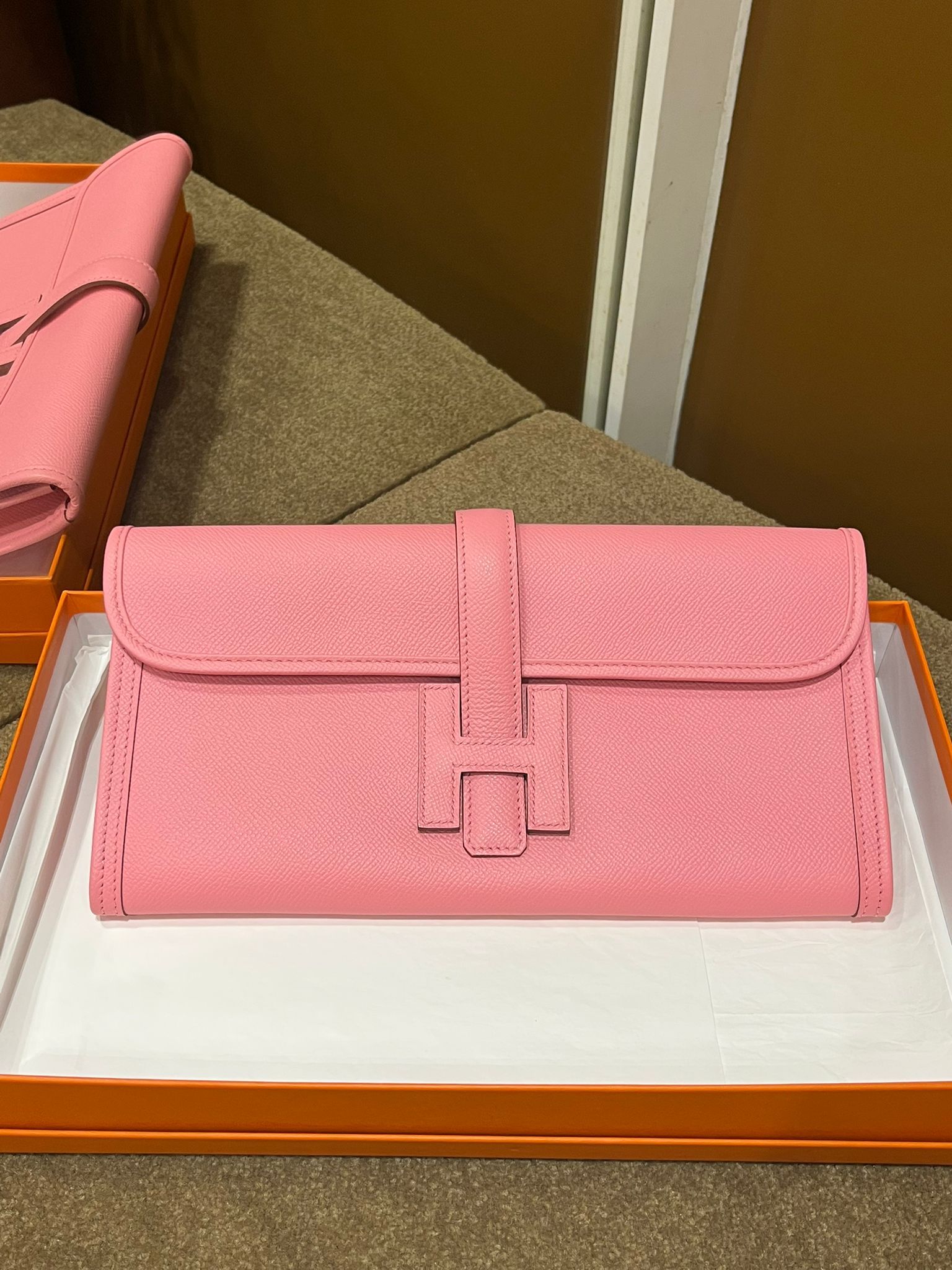 Jige elan 29 pink epsom T (閒置品）