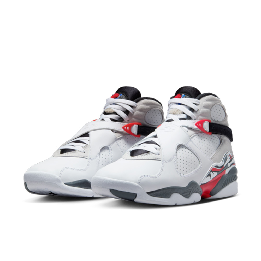 Nike Air Jordan 8 Retro 白紅 緩震 兔巴哥 男鞋 305381-100
