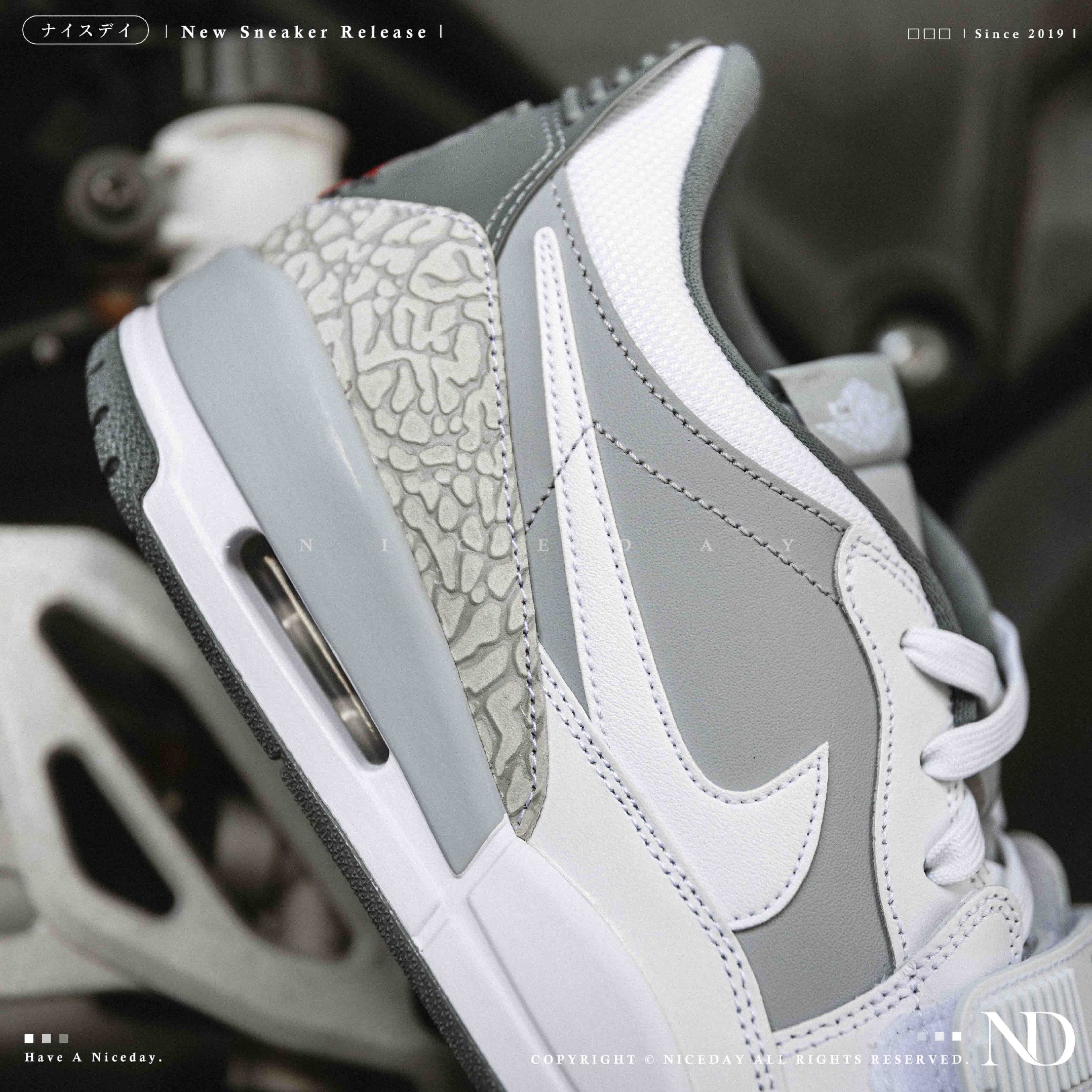 NICEDAY 現貨 Nike Air Jordan Legacy 312 Low 白灰 復古 灰白 煙灰 銀灰 CD7069-005