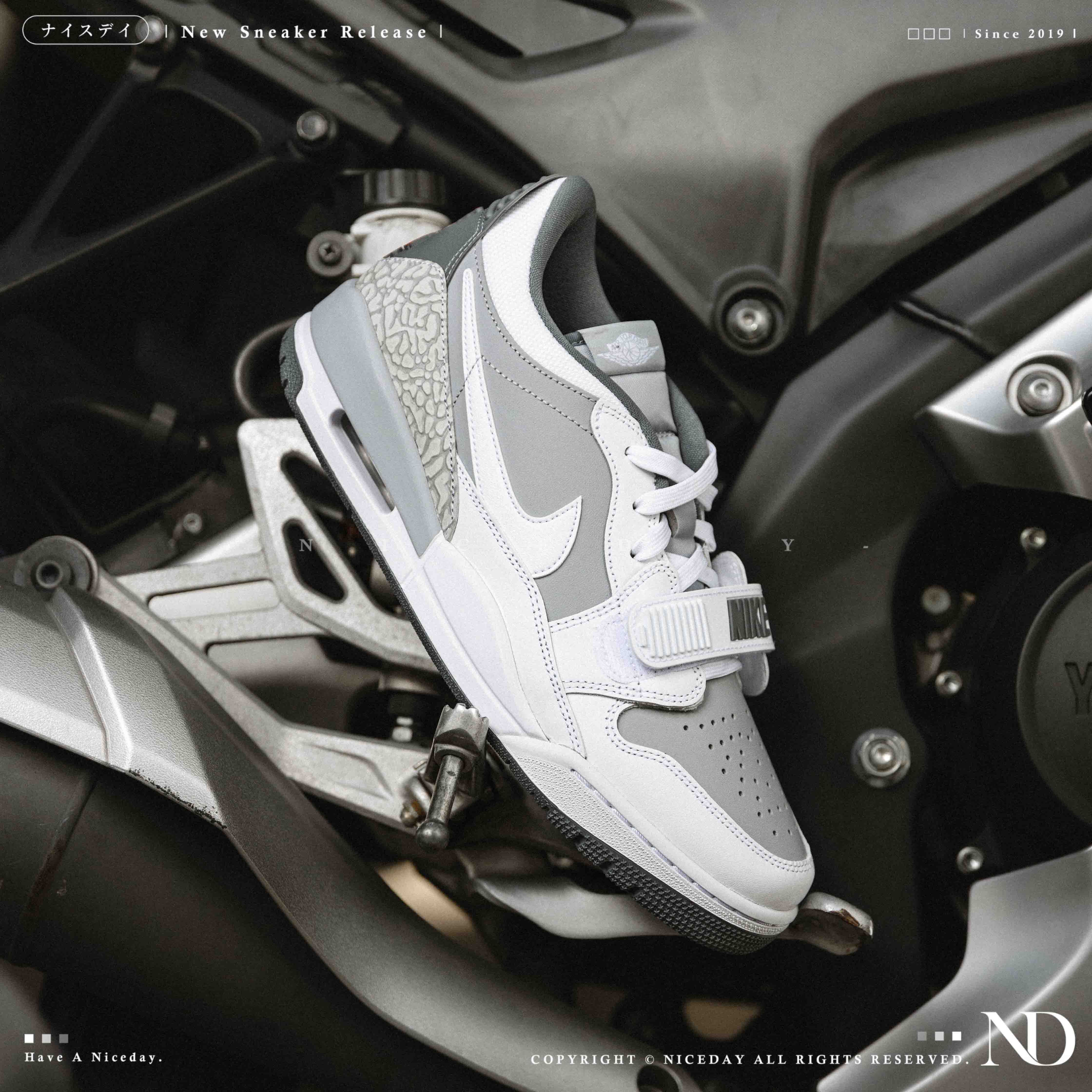 NICEDAY 現貨 Nike Air Jordan Legacy 312 Low 白灰 復古 灰白 煙灰 銀灰 CD7069-005