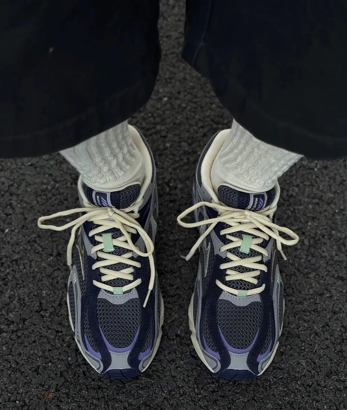 MIZUNO 美津濃 Wave Orion  復古灰藍紫