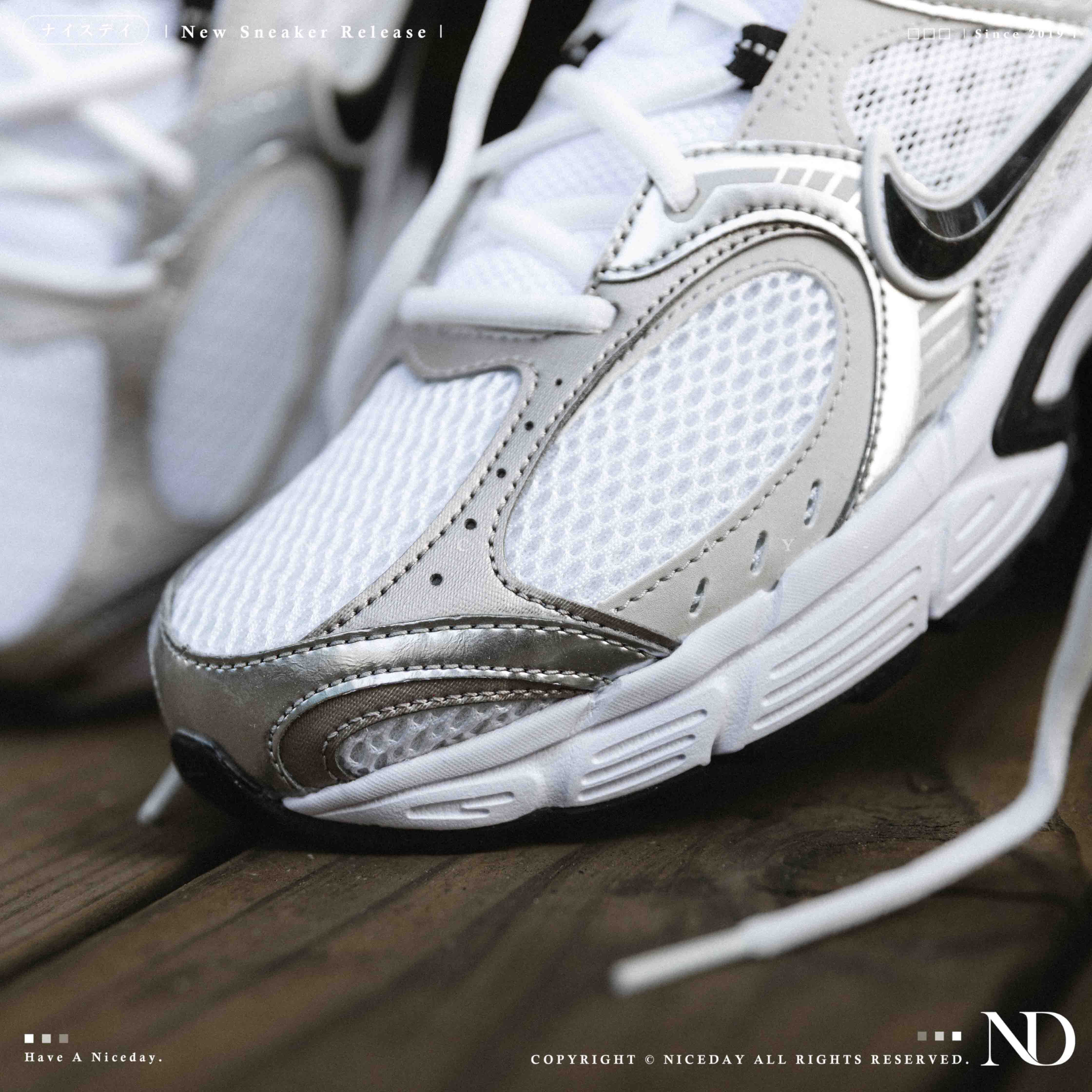NICEDAY 現貨 NIKE V5 RNR 灰銀 白黑 白銀 黑 網眼 復古 運動 休閒鞋 HJ5228-104