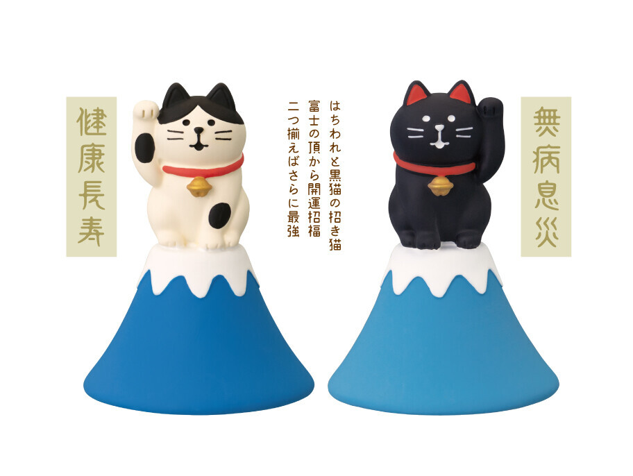 Concombre | 富士山上貓貓 公仔