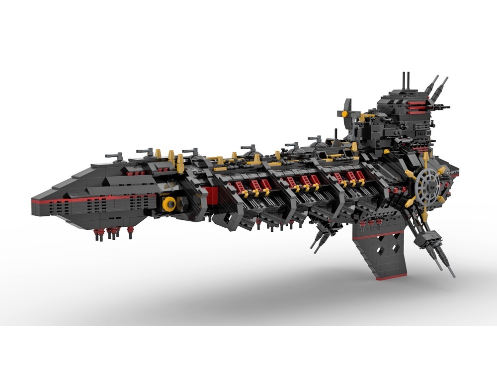 MOC 40K Vengeful Spirit Battleship Buildings Set Fit Lego NO BOX MOC-161010