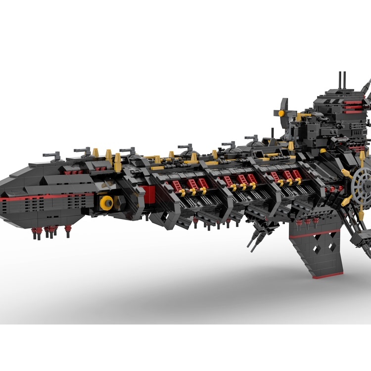 MOC 40K Vengeful Spirit Battleship Buildings Set Fit Lego NO BOX MOC-161010