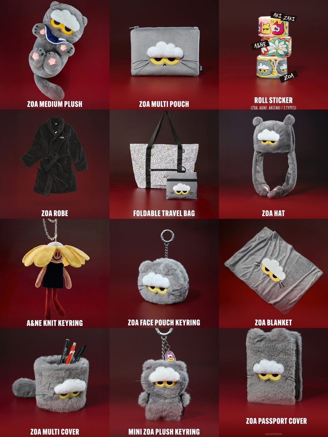 iSNEAKERS｜GD ZO&FRIENDS ZOA 快閃周邊 聯名周邊 娃娃 浴袍 吊飾