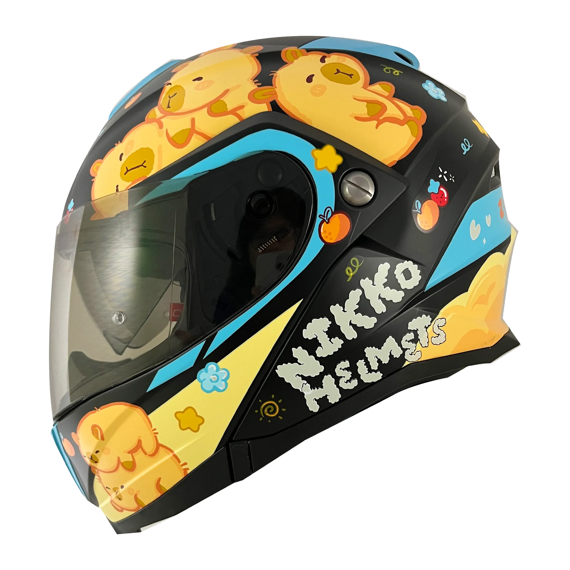 NIKKO N902 #19 卡皮躺躺帽 卡皮靜黑 消光 可樂帽款