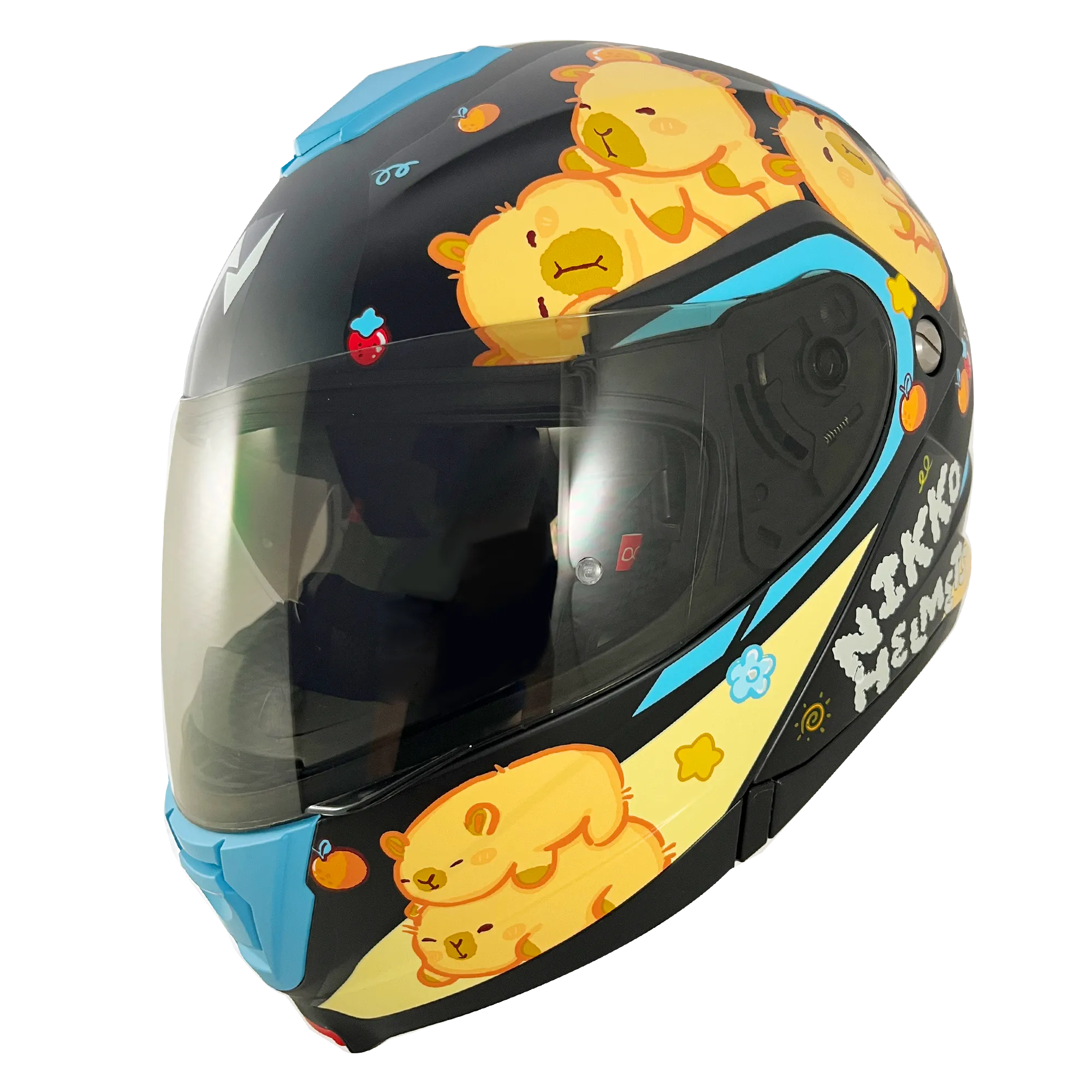 NIKKO N902 #19 卡皮躺躺帽 卡皮靜黑 消光 可樂帽款