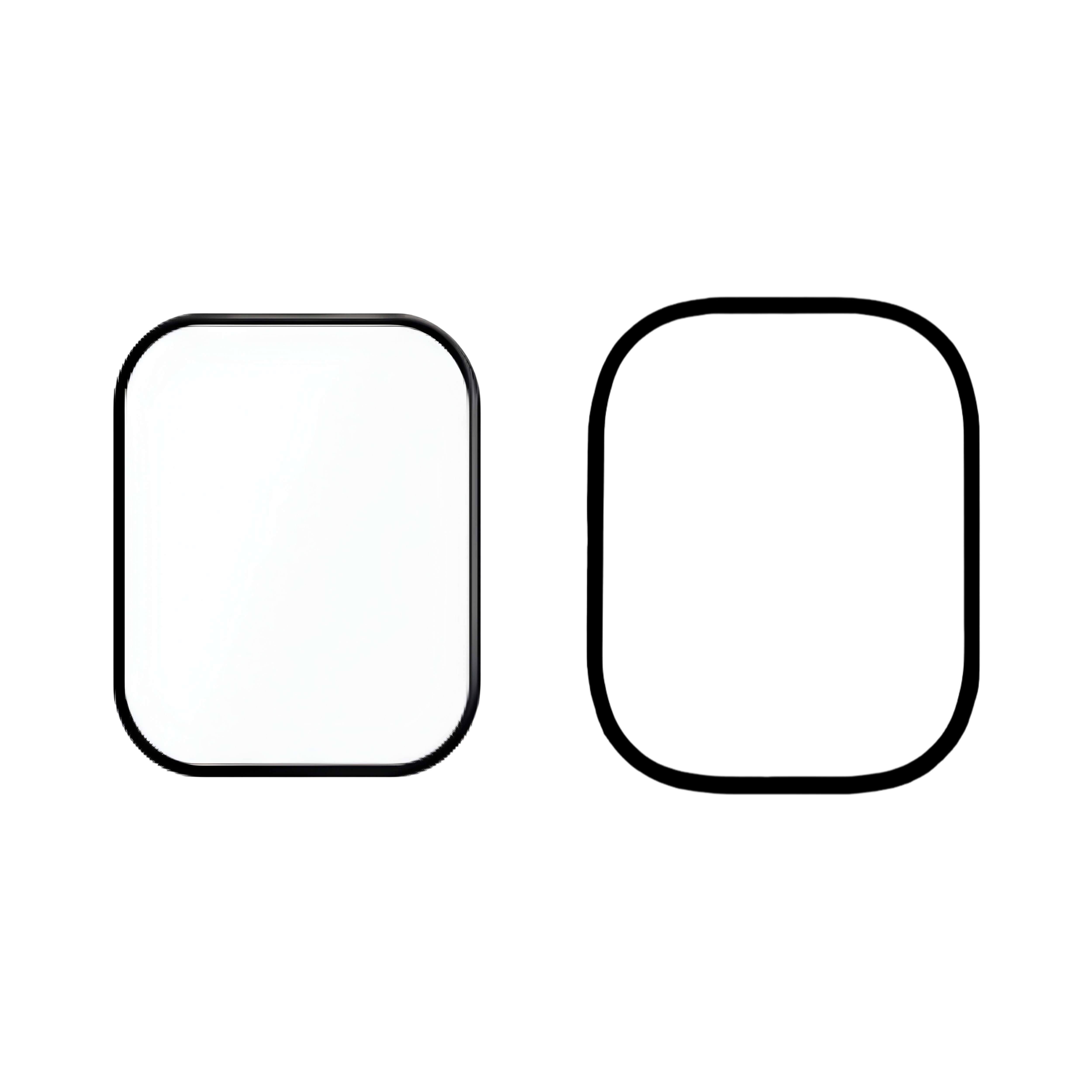 Hoda Apple Watch Ultra 1/2/3 AR 抗反射玻璃鈦合金框保護貼