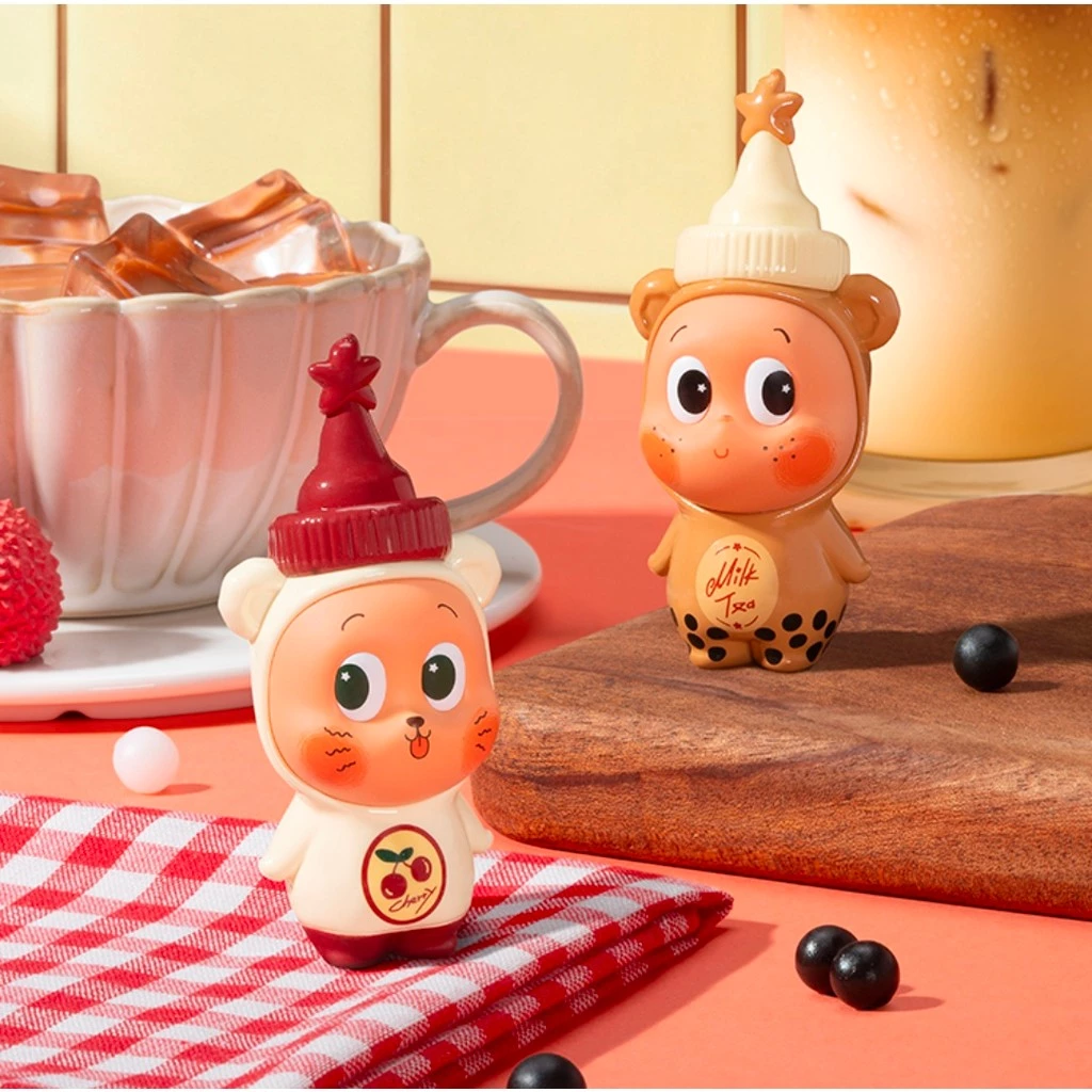 POP MART 泡泡瑪特星星人隨心配系列 珍珠奶茶 & 櫻桃冰茶手辦