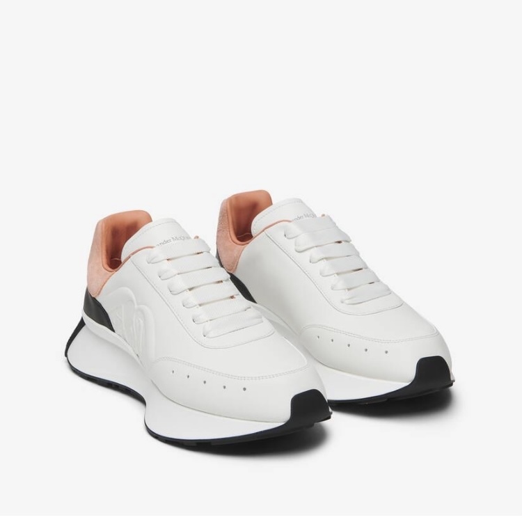 Alexander McQueen sprint runner sneakers pink black