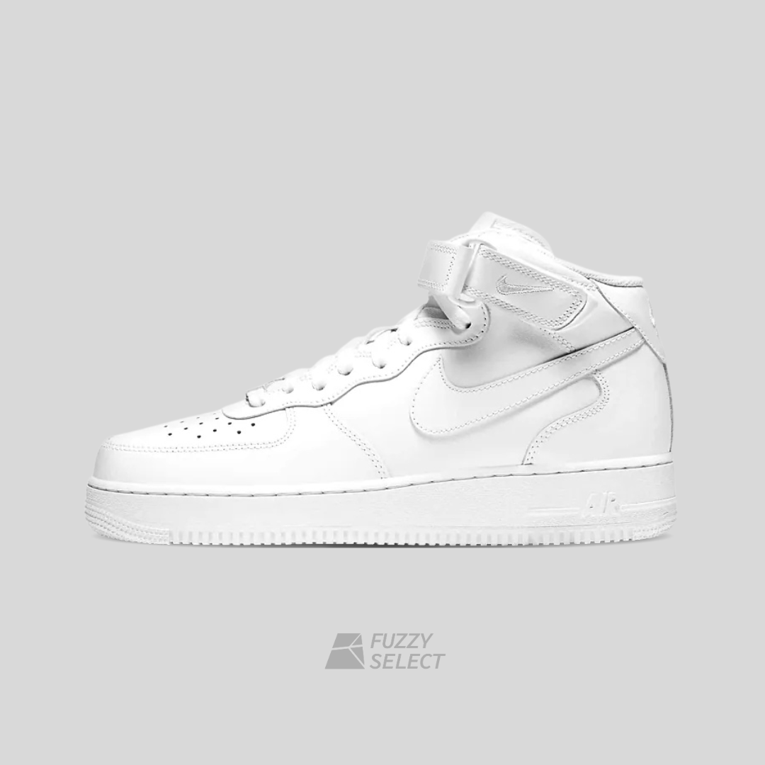 【逢甲 FUZZY】Nike Air Force 1 MID "White" 全白 CW2289-111