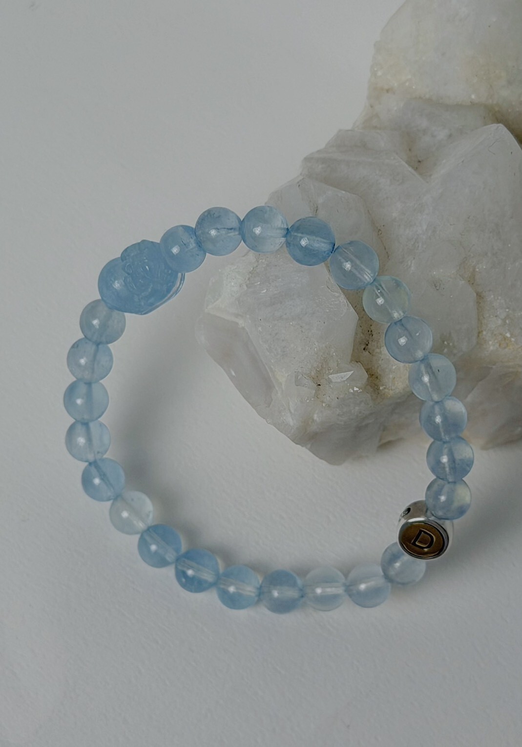 MD海藍寶溝通能量手鍊