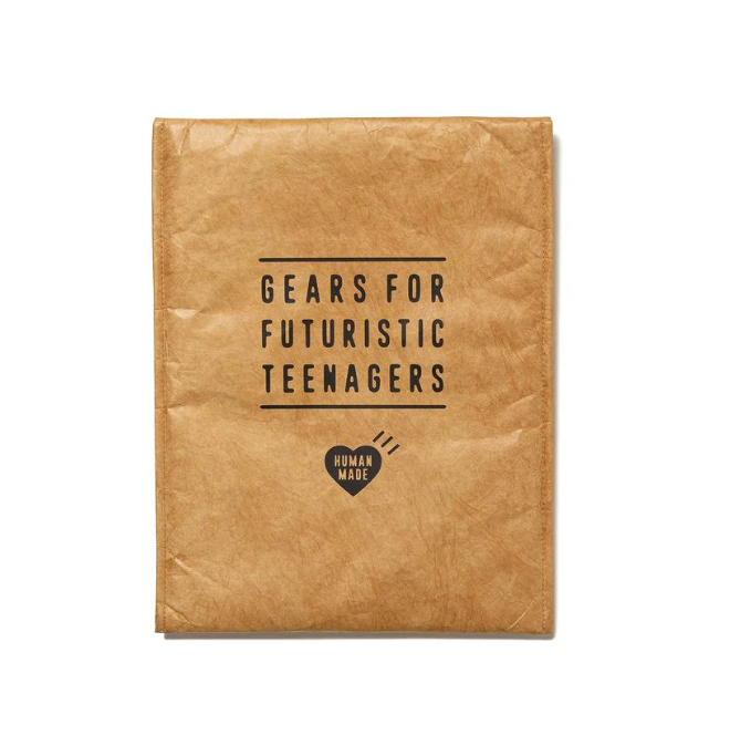 <快速出貨>HUMAN MADE 牛皮 電腦/平板 防撞收納包 綠色內層 14吋