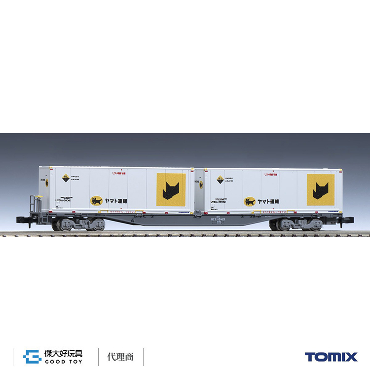 TOMIX 8756 貨車JR KOKI 107形(新塗裝・附YAMATO 運輸貨櫃)