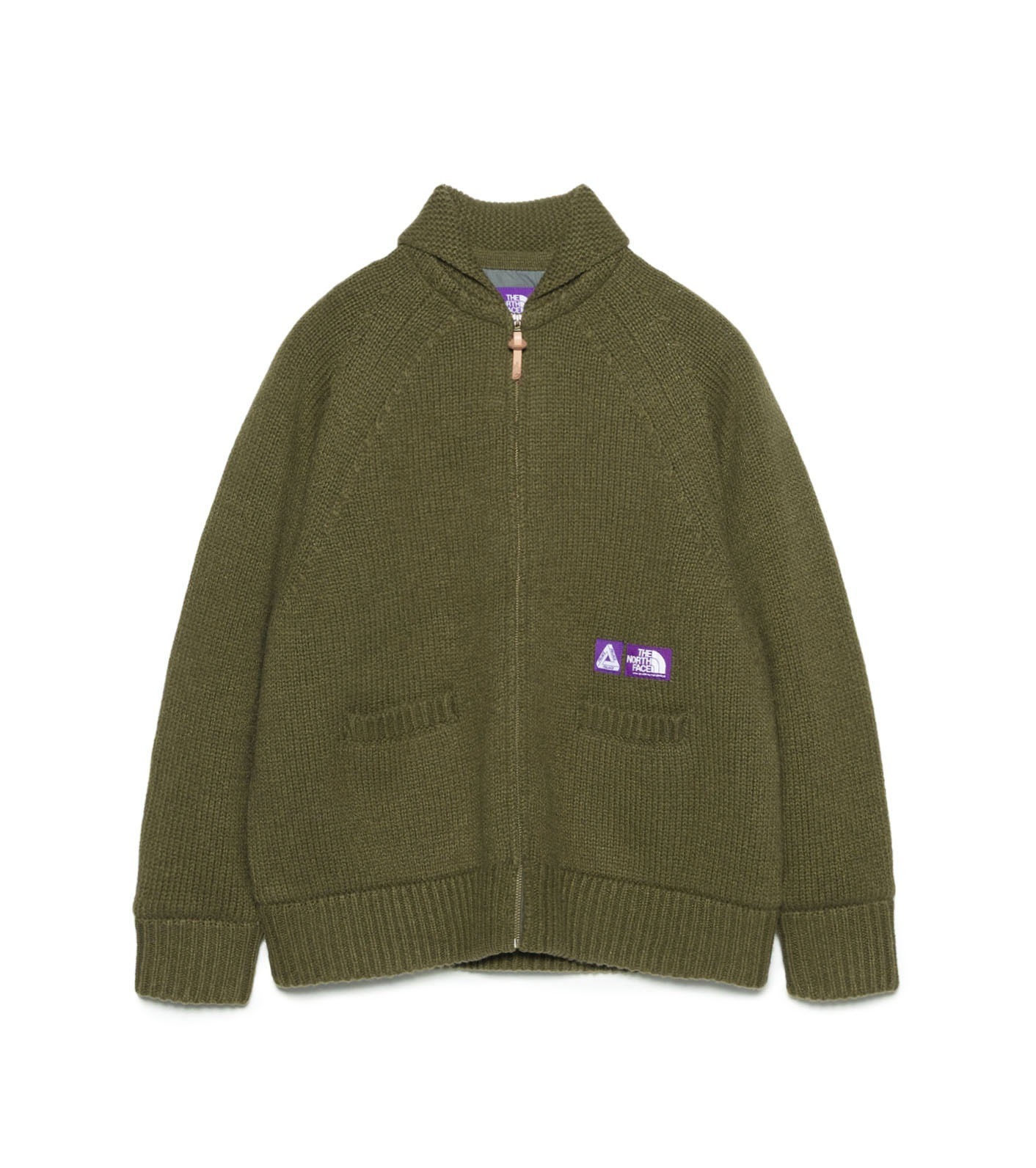 2025AW THE NORTH FACE Purple Label 紫標 x PALACE WINDSTOPPER Field Sweater 聯名 針織 外套 現貨 N25FJ133