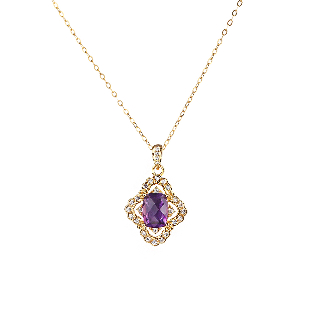 iSA Treasure｜Eclipse · Violet Shift 紫水晶 純銀項鍊
