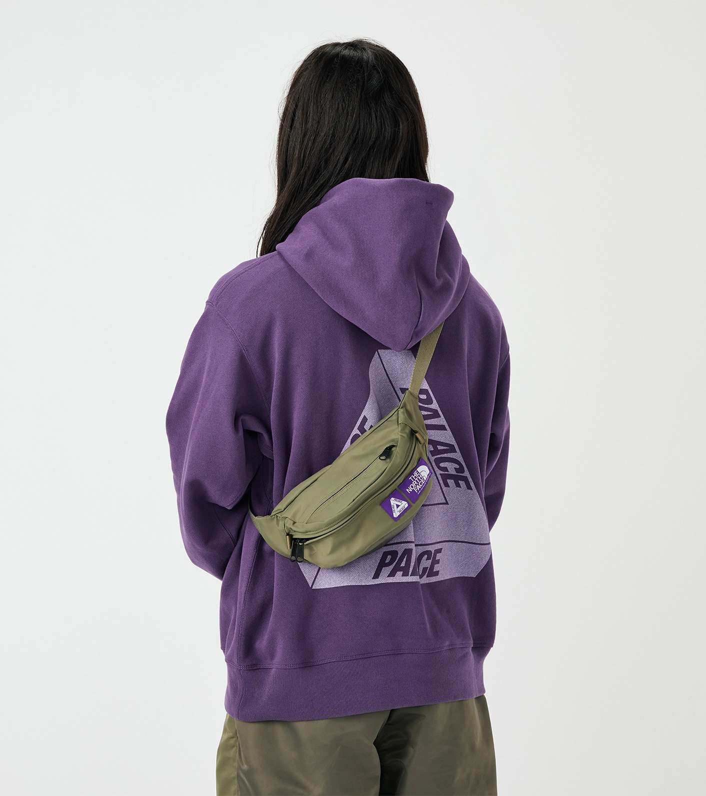 2025AW THE NORTH FACE Purple Label 紫標 x PALACE Mountain Wind Waist Bag 聯名 側背 小包 N25FU131