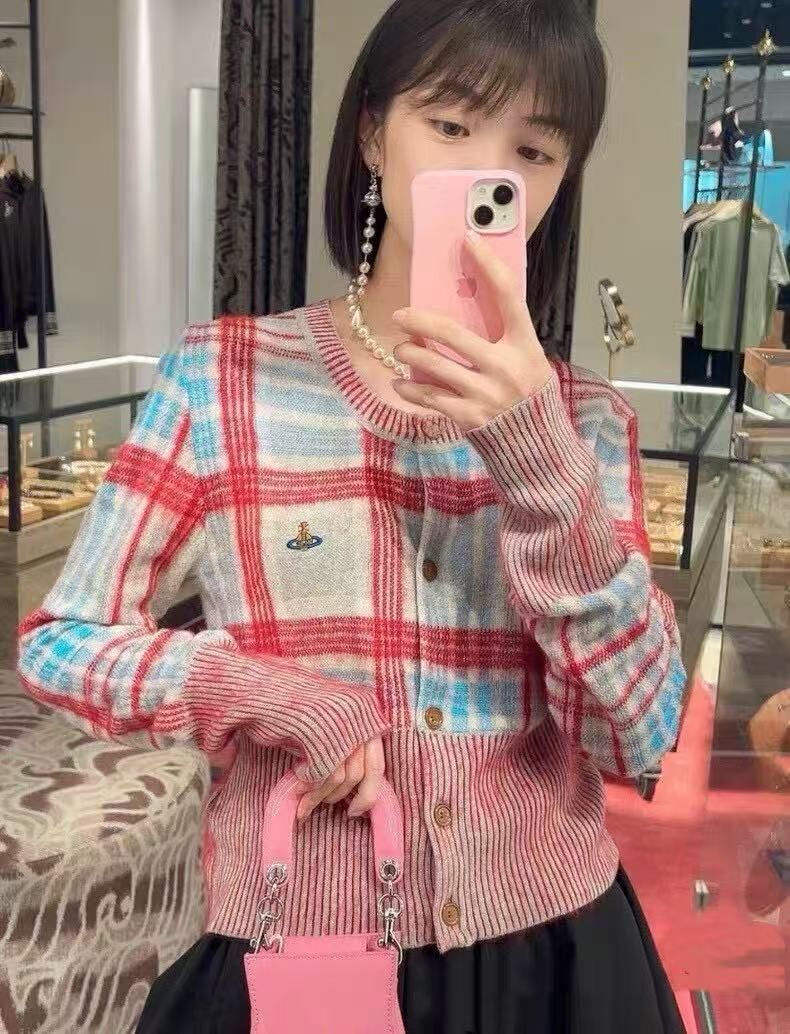 Vivienne Westwood 粉色 經典格仔圖案 外套 女款