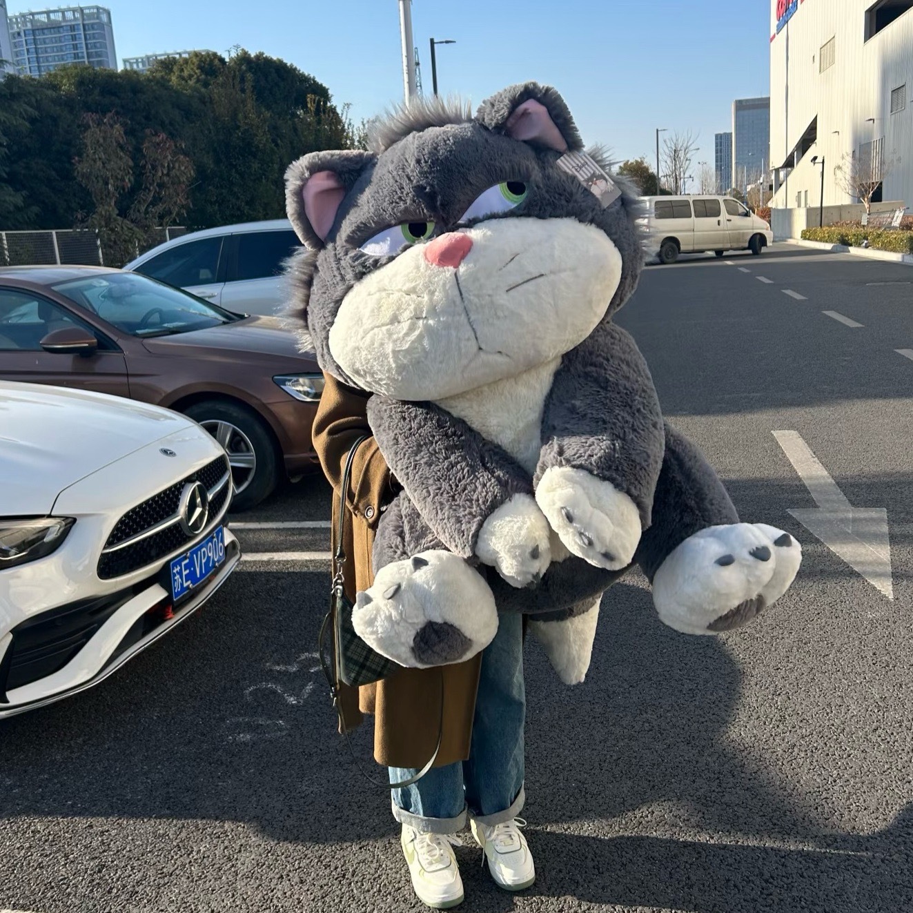 正版 超巨大路西法抱枕 80/50 cm 附毛毯