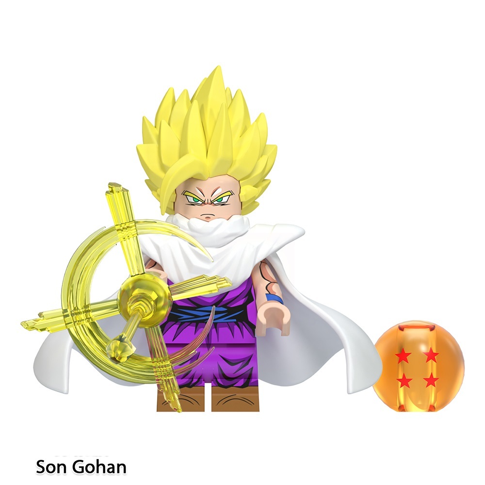 Dragon Ball Son Gohan Custom Minifigures Fit Lego WM6180 WM2693