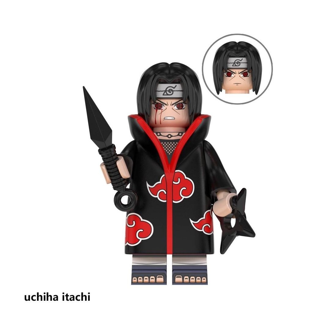 Naruto Uchiha Itachi Custom Minifigures Fit Lego WM6106 WM2092