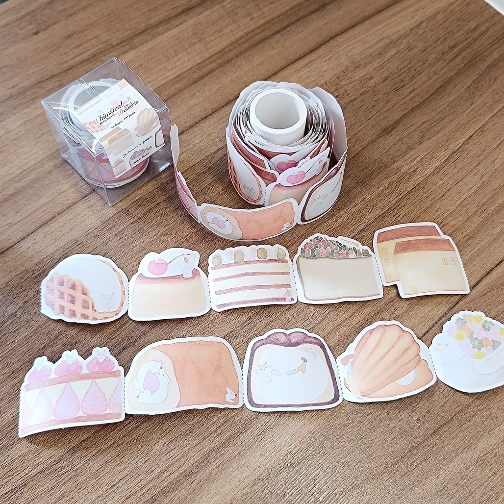 森空．異想天開的甜點 造型標籤卷 <整捲/分裝>