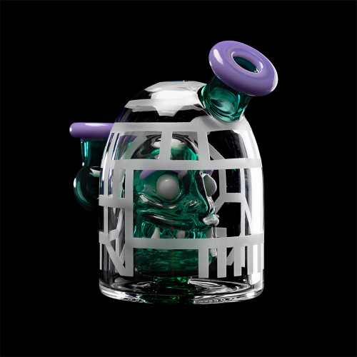 🇺🇸Glass Creature Head Insert Bong 玻璃水煙壺(13 CM)