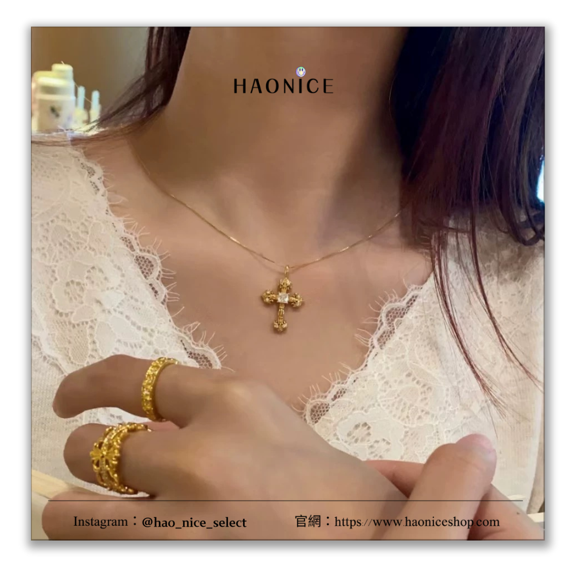 【HAO NICE】限量款‼️美國代購🇺🇸Chrome Hearts 克羅心 火焰十字架 24K金 黃金 鑲鑽項鍊 吊墜