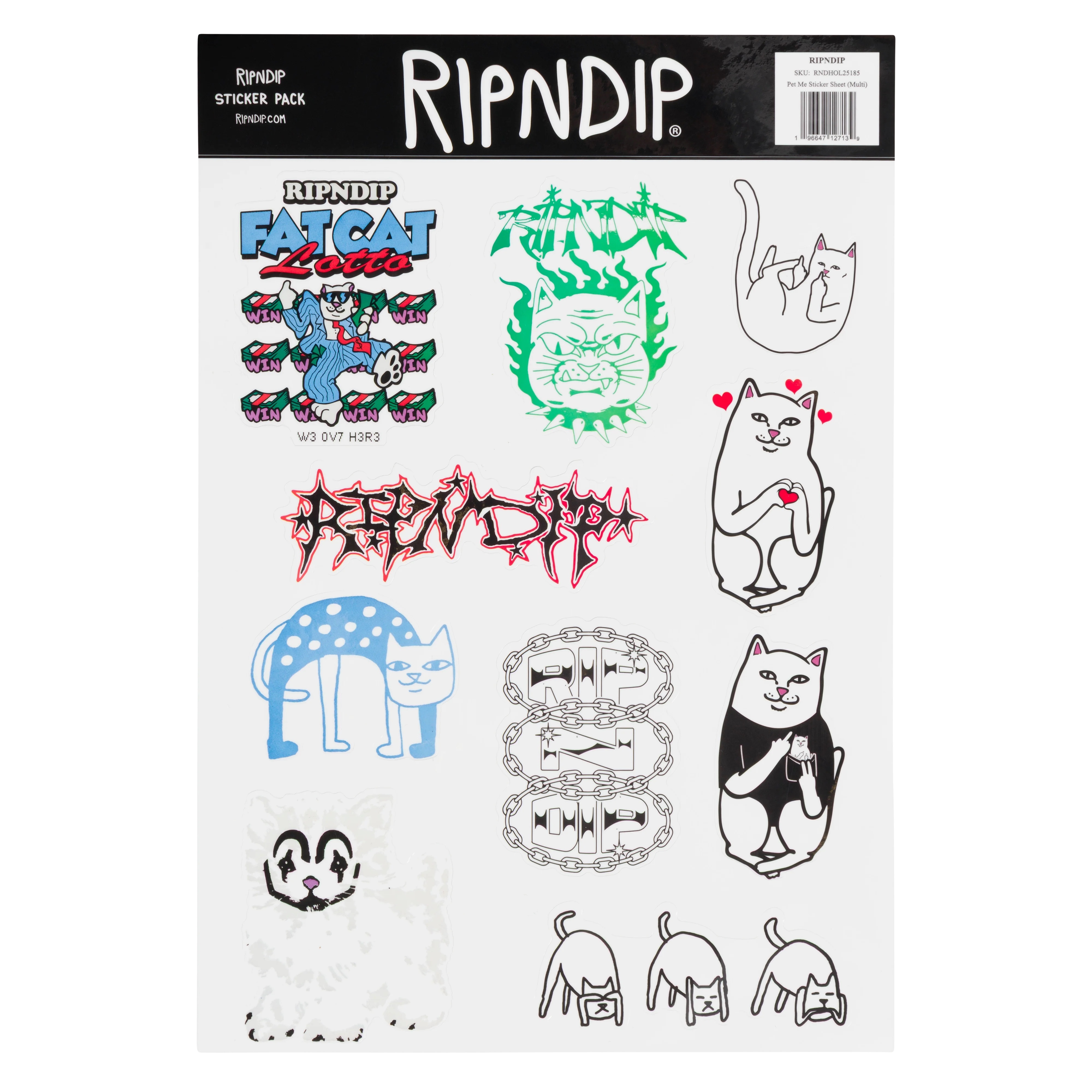 PET ME STICKER SHEET BY RIPNDIP