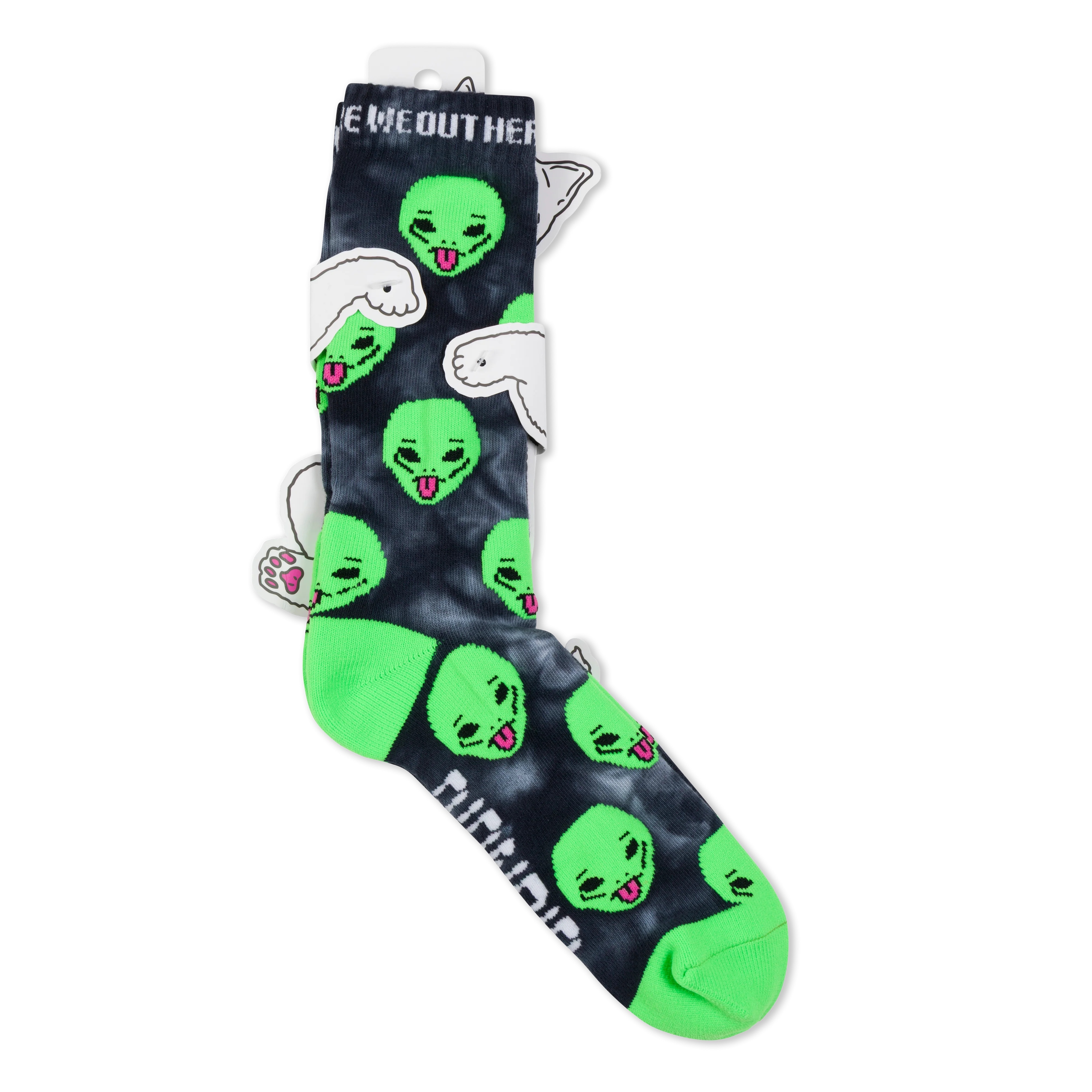 WE OUT HERE SOCKS BY RIPNDIP