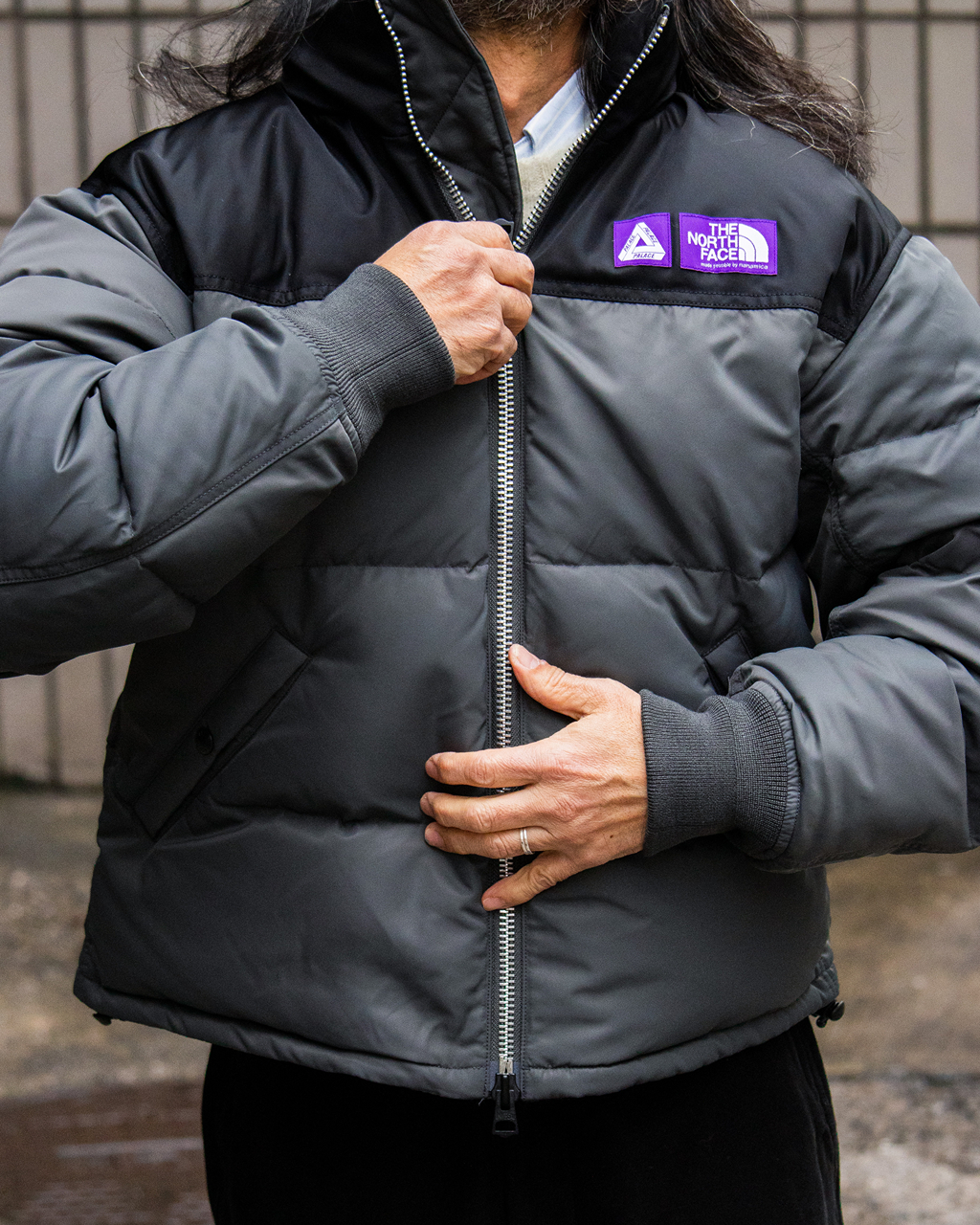2025AW THE NORTH FACE Purple Label 紫標 x PALACE WINDSTOPPER Field Down Jacket 聯名 羽絨 外套 N25FA126