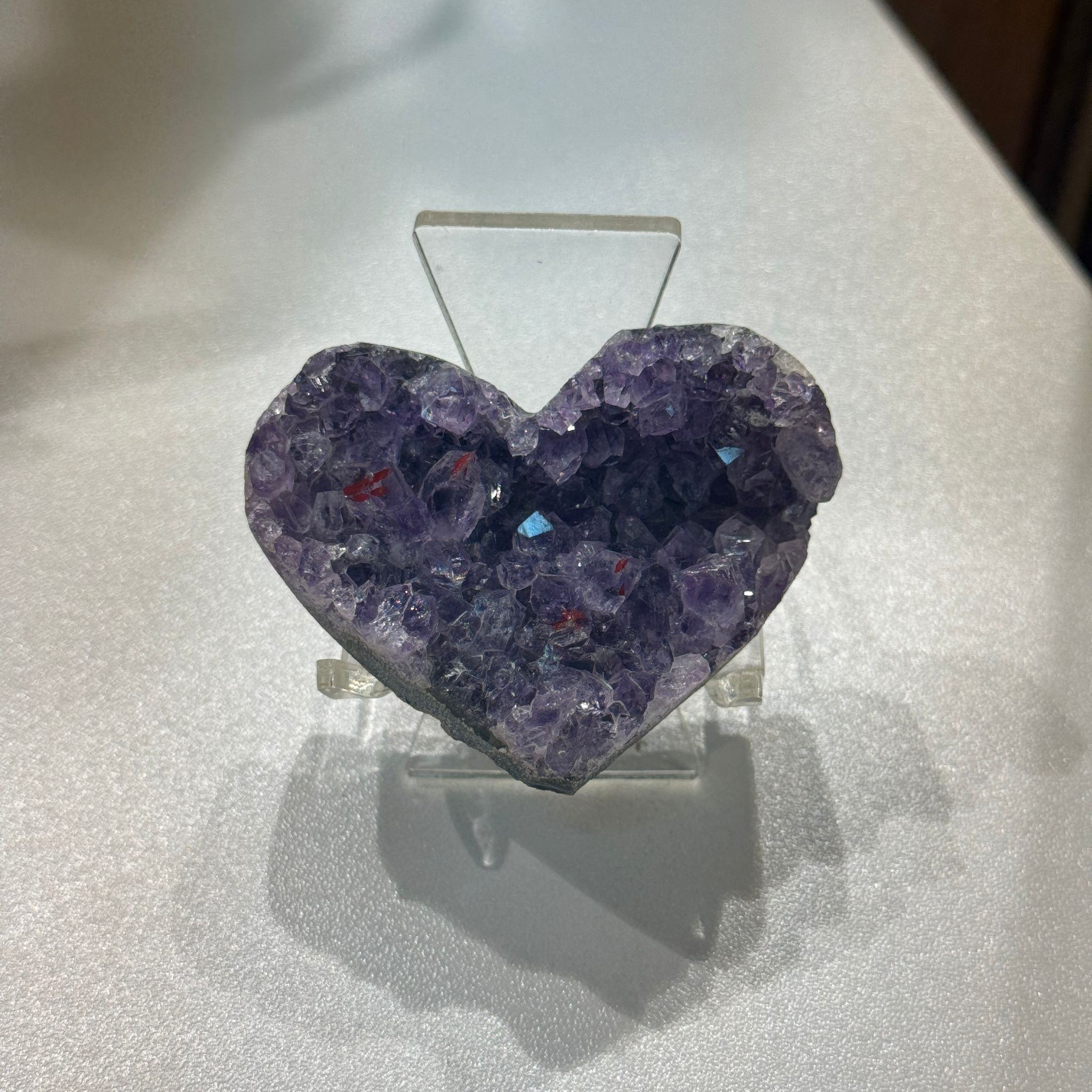 HKHF1222-082 小小心紫水晶 連架 (A80)