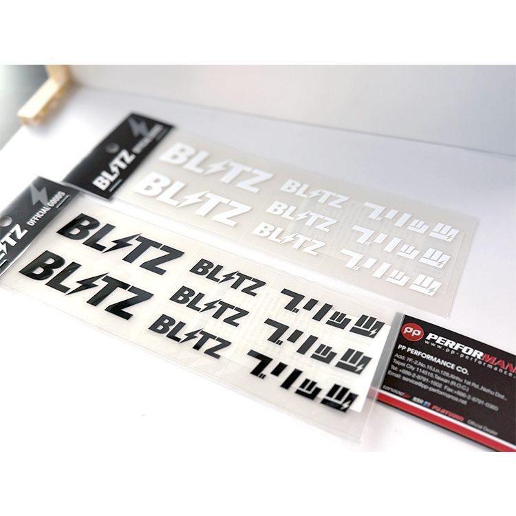 BLITZ 綜合貼紙組 3種類 BLITZ LOGO雙尺寸+片假名