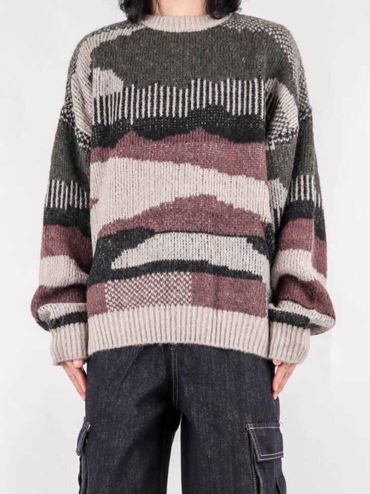 拼色針織衫 T5884