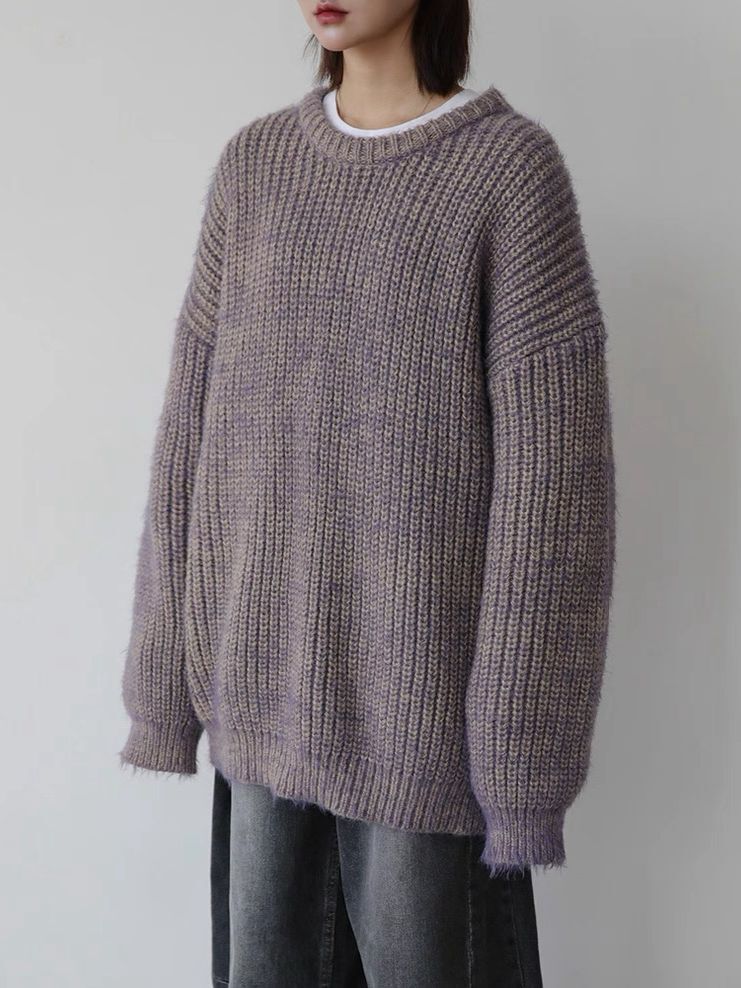 淨色針織衫 T5881