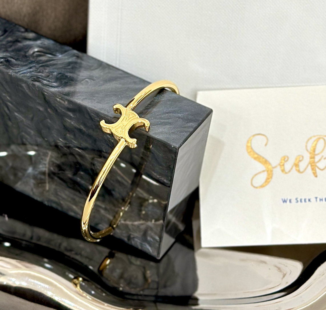 CELINE Triomphe Asymmetric Cuff