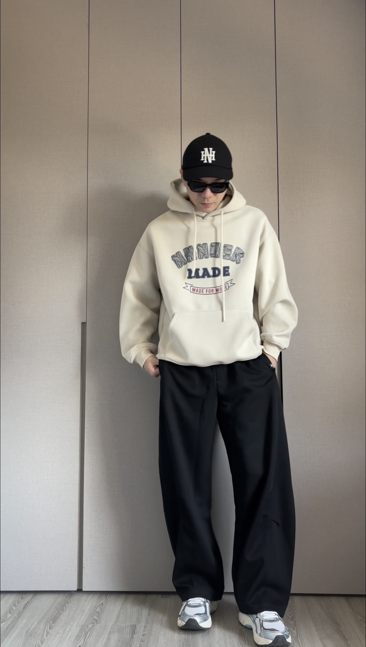 美式休閒連帽Tee