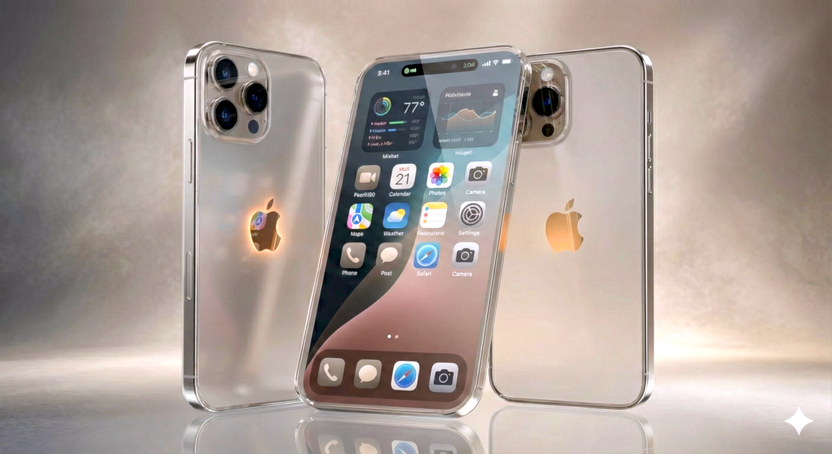 全玻璃設計、全螢幕包覆的手機讓人有很大的想像空間。