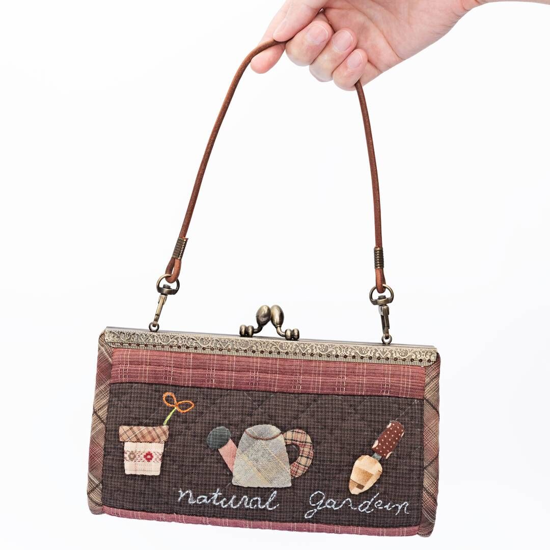手縫花園・拼布典藏口金包【成品包】｜限量，只有一個
