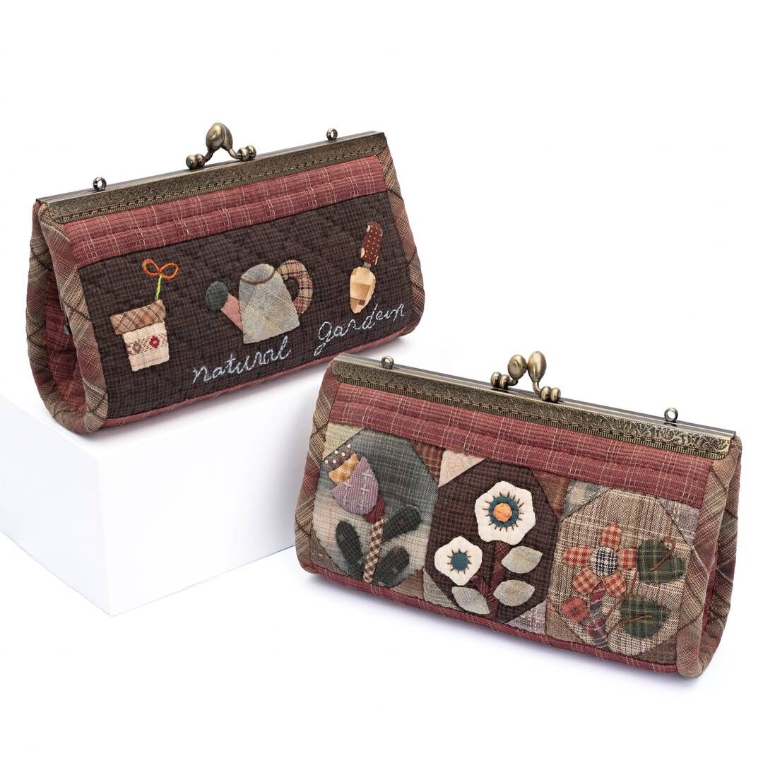 手縫花園・拼布典藏口金包【成品包】｜限量，只有一個