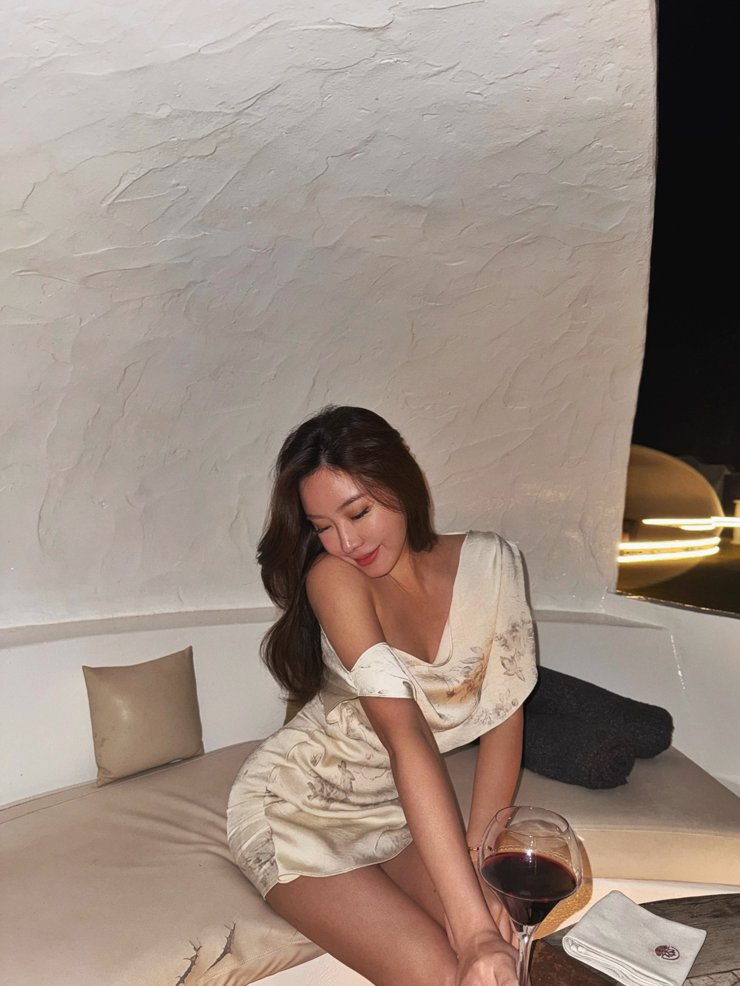 Ink 墨染 平口氣質修身洋裝