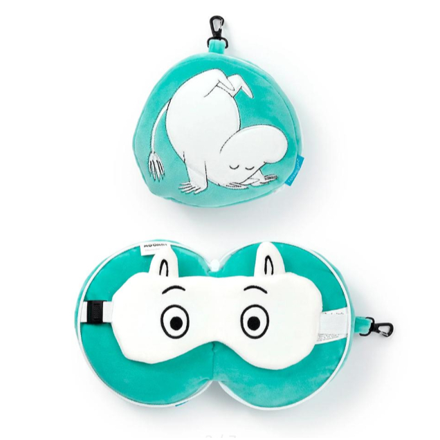 【樂森藥局】Travelmall 2IN1多功能旅行舒適枕頭眼罩-嚕嚕米